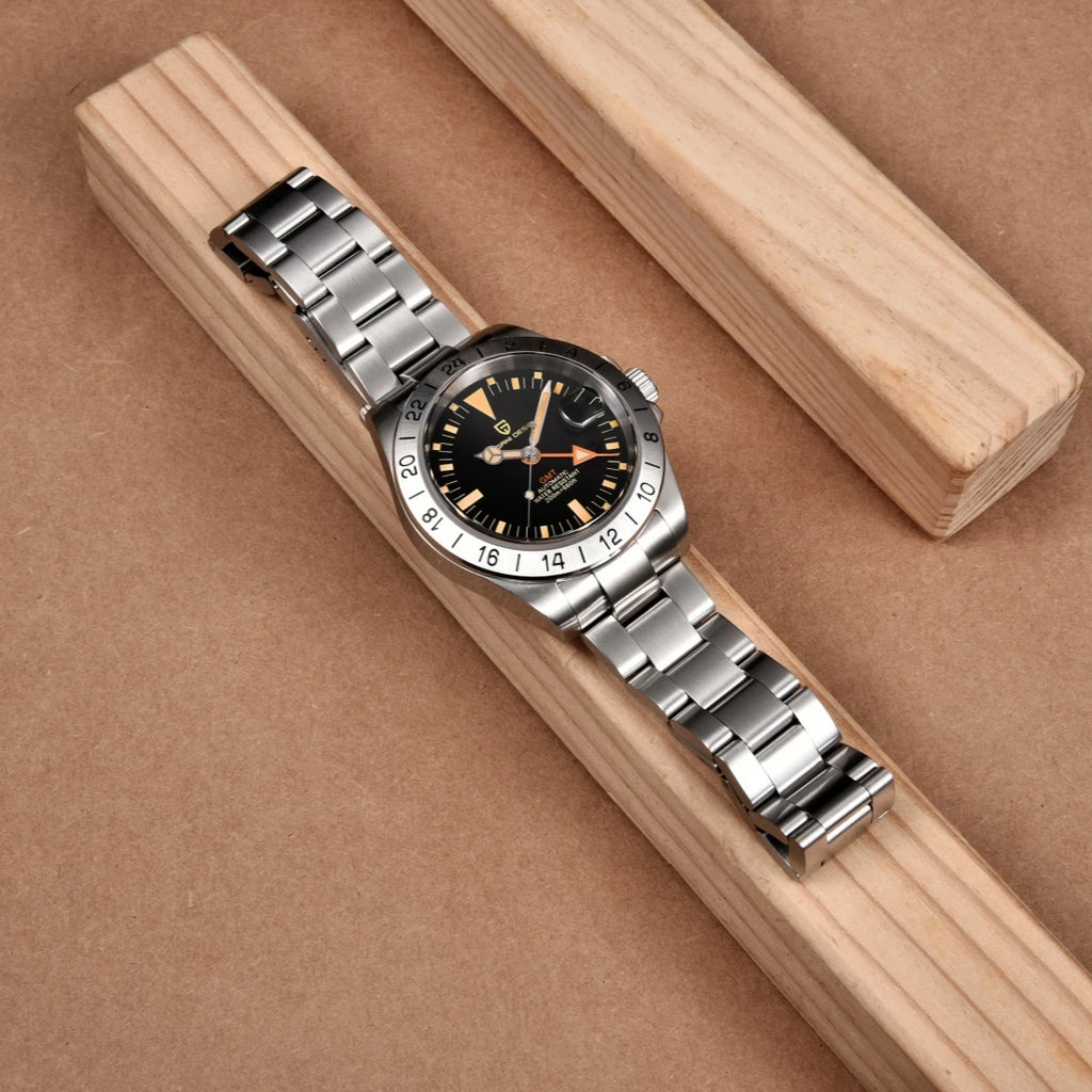 2026 New PAGANI DESIGN GMT Men Automatic Mechanical Watch Classic Retro Watch Stainless Steel 200M Waterproof Clock Reloj Hombre