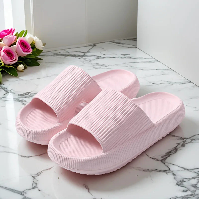 Modern Classic Stepping on Shit Slippers Thick-soled Summer Home Home Thick-soled Indoor Couple EVA Cool Slippers