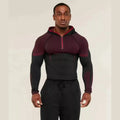 SHARK GYM Hooded Fitness Shirt
