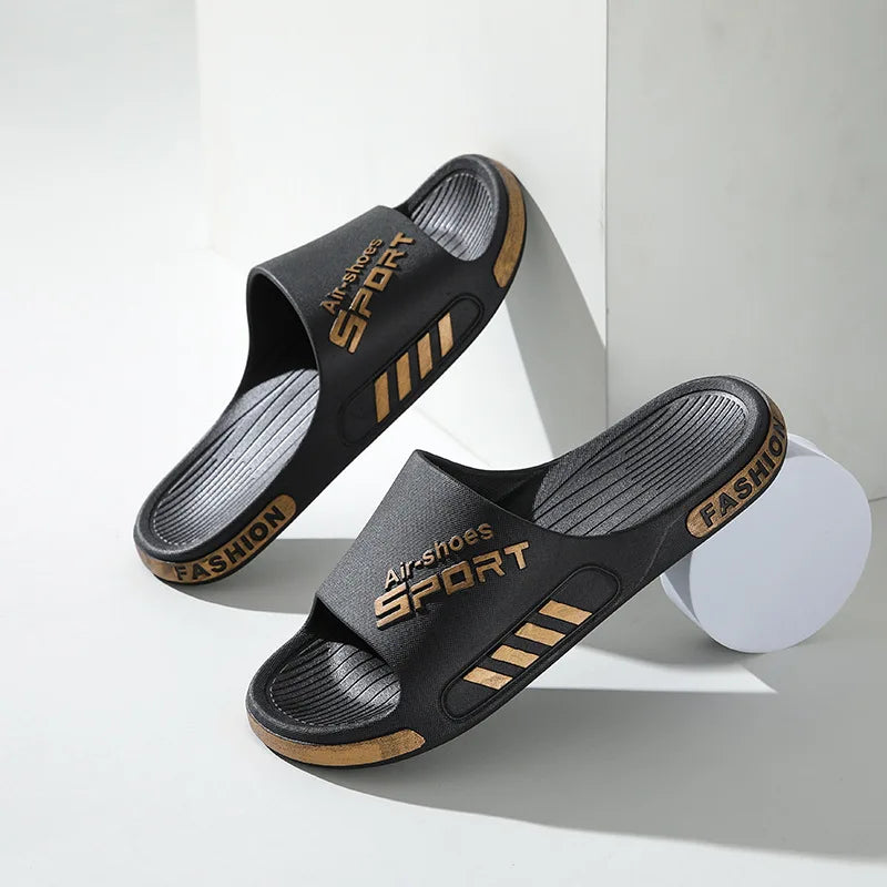 New Big Size 48 49 Men Slides Summer Luxury Sandals Women Outside Flip Flops Casual Beach Breathable Shoes Couples Home Slippers
