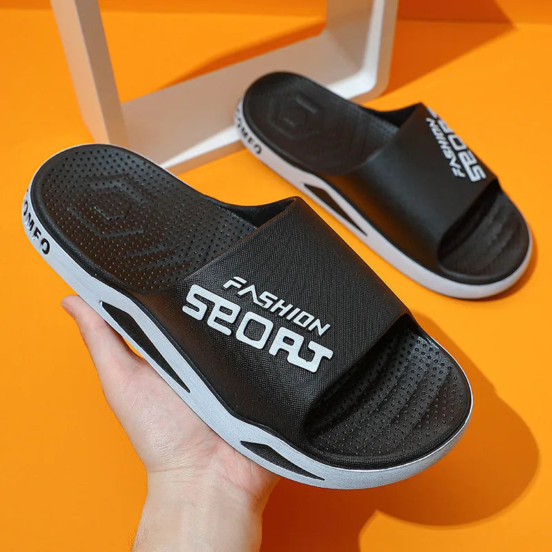 New Big Size 48 49 Men Slides Summer Luxury Sandals Women Outside Flip Flops Casual Beach Breathable Shoes Couples Home Slippers