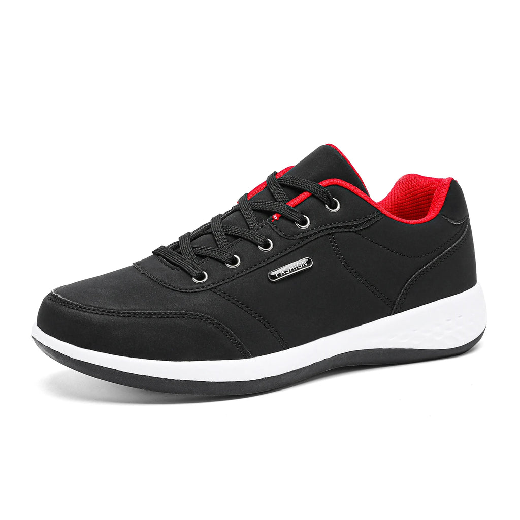 YRZL Man Shoes Spring Autumn Waterproof Walking Sneakers Leisure Male Leather Sports Shoes Non-Slip Footwear Tennis for Men