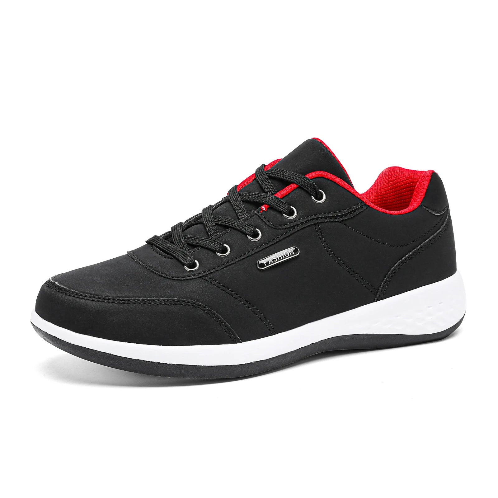 YRZL Man Shoes Spring Autumn Waterproof Walking Sneakers Leisure Male Leather Sports Shoes Non-Slip Footwear Tennis for Men