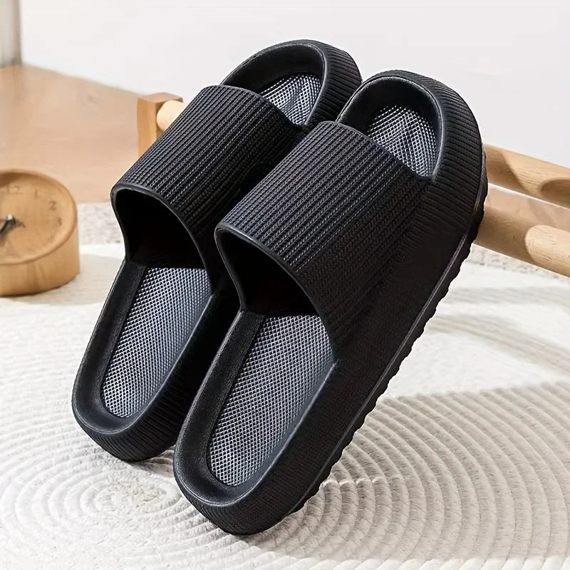 Modern Classic Stepping on Shit Slippers Thick-soled Summer Home Home Thick-soled Indoor Couple EVA Cool Slippers