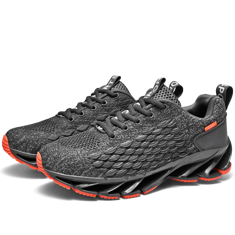 Spring Versatile Men Shoes New Mesh Trendy Jogging Platform Breathable Casual Sneakers Running Anti Odor Travel Shoes Zapatos