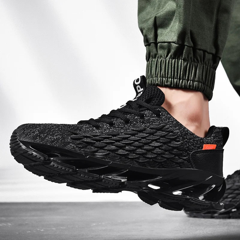Spring Versatile Men Shoes New Mesh Trendy Jogging Platform Breathable Casual Sneakers Running Anti Odor Travel Shoes Zapatos