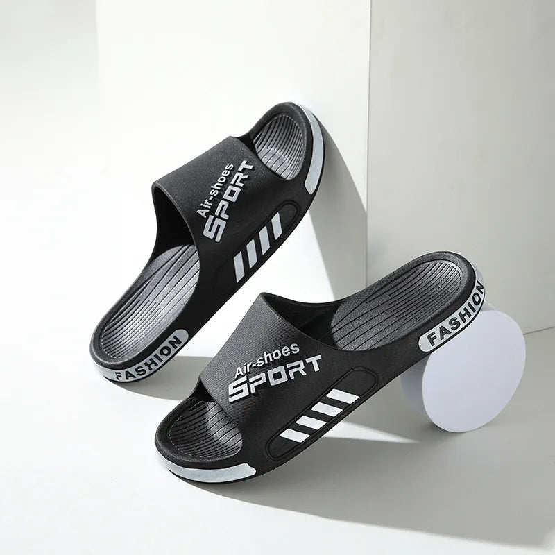 New Big Size 48 49 Men Slides Summer Luxury Sandals Women Outside Flip Flops Casual Beach Breathable Shoes Couples Home Slippers
