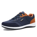 YRZL Man Shoes Spring Autumn Waterproof Walking Sneakers Leisure Male Leather Sports Shoes Non-Slip Footwear Tennis for Men