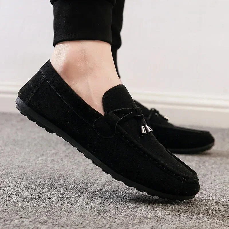 Spring Autumn Men's Casual Shoes Korean Style Bean Paste Shoes Breathable Summer Shoes Trendy Student Shoes PVC Leather