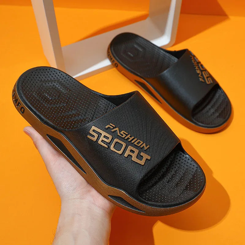 New Big Size 48 49 Men Slides Summer Luxury Sandals Women Outside Flip Flops Casual Beach Breathable Shoes Couples Home Slippers