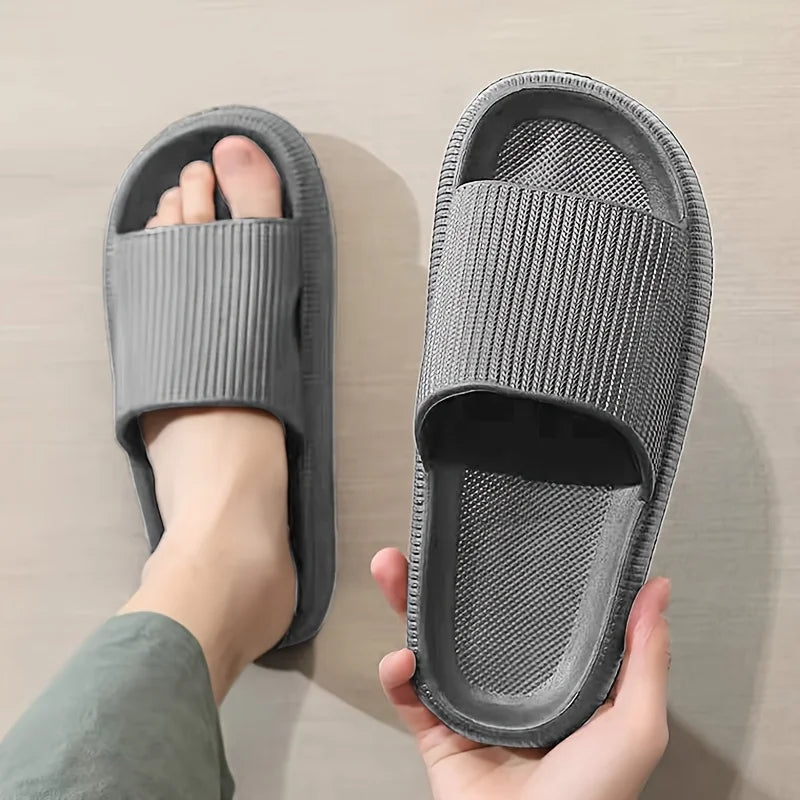 Modern Classic Stepping on Shit Slippers Thick-soled Summer Home Home Thick-soled Indoor Couple EVA Cool Slippers