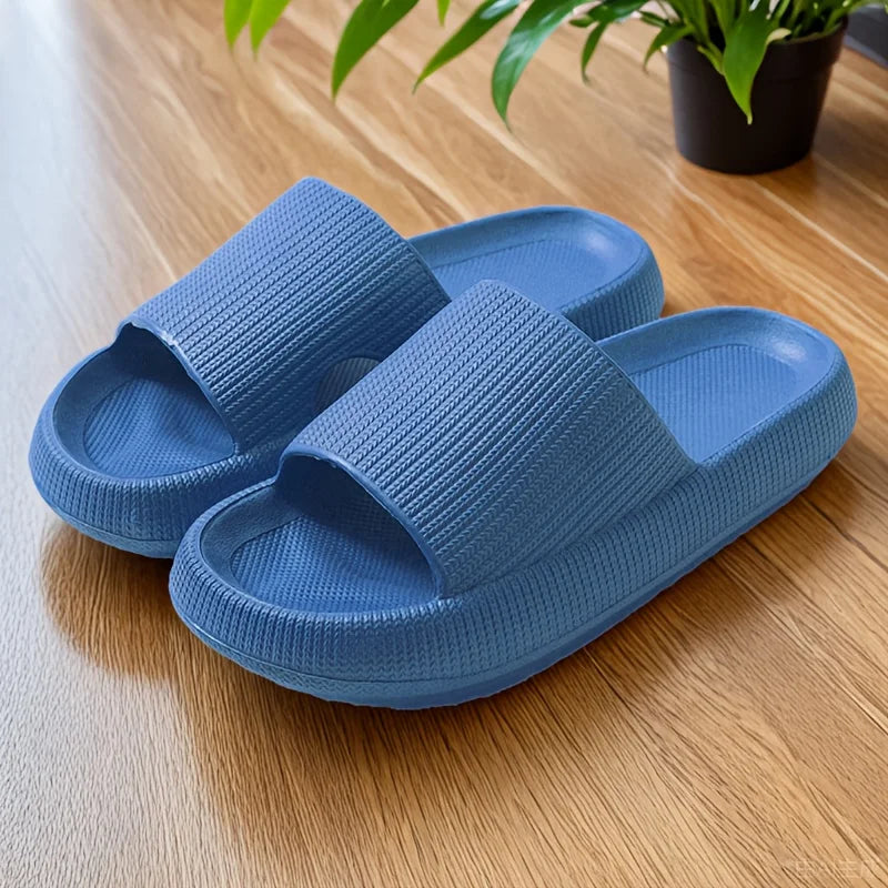 Modern Classic Stepping on Shit Slippers Thick-soled Summer Home Home Thick-soled Indoor Couple EVA Cool Slippers
