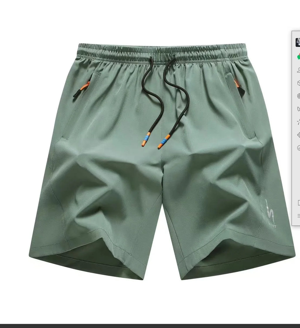 Men's Elastic Waist Sports Shorts