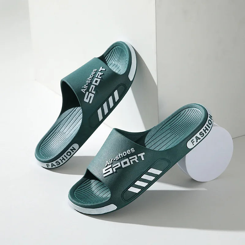 New Big Size 48 49 Men Slides Summer Luxury Sandals Women Outside Flip Flops Casual Beach Breathable Shoes Couples Home Slippers